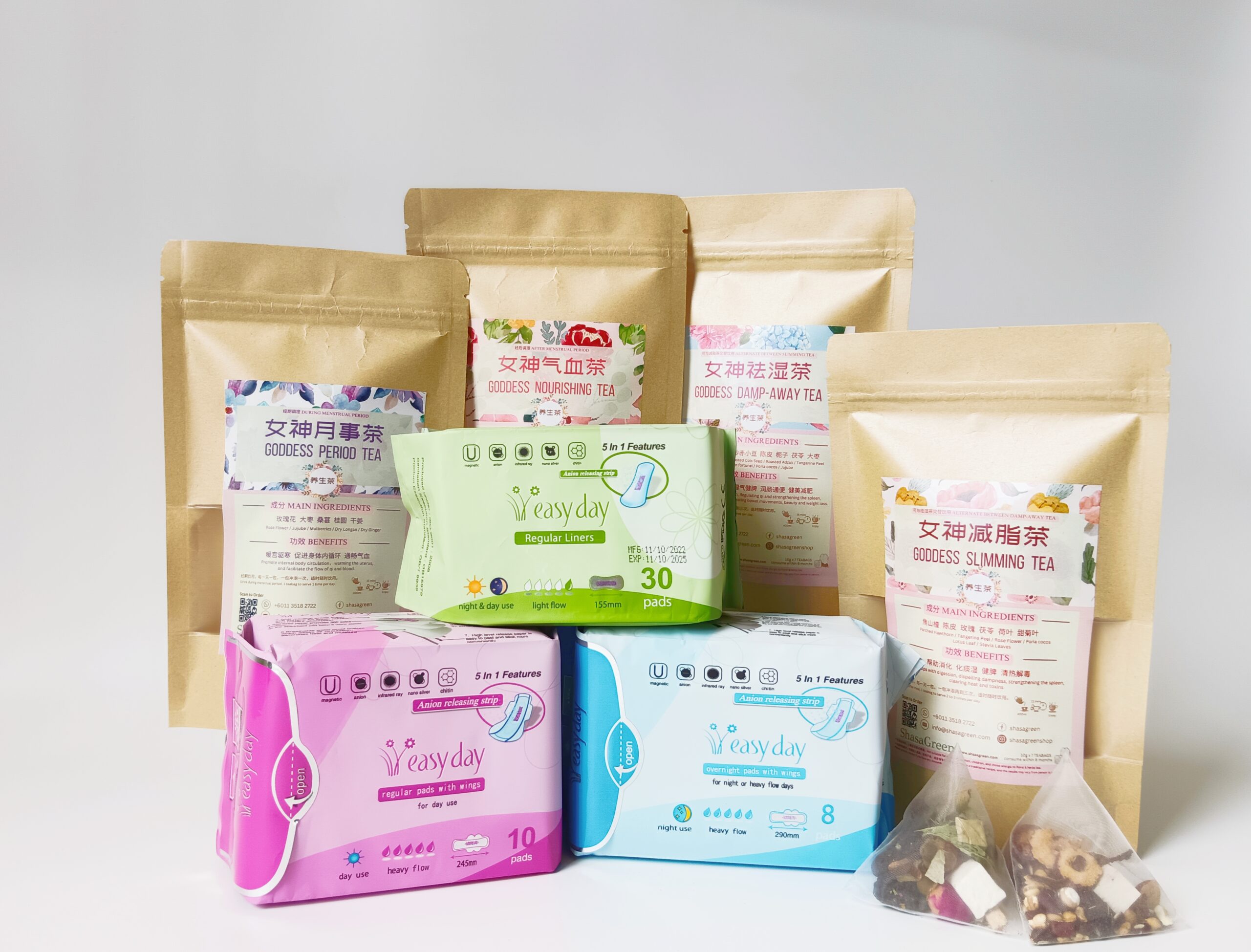 女神养生茶 + 3包Easy day / Goddess Wellness Tea + Easyday 3pkt - Image 2