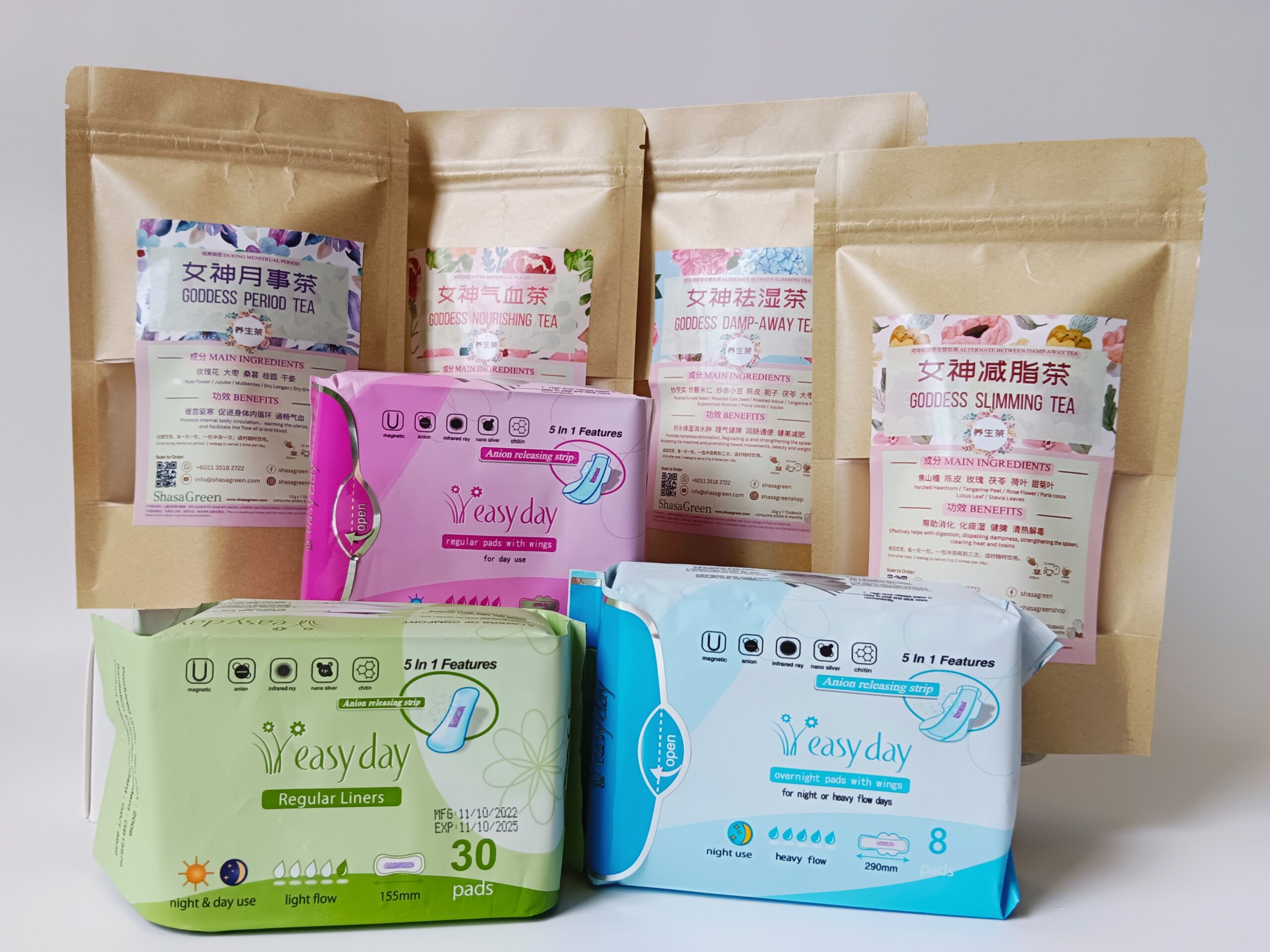 女神养生茶 + 3包Easy day / Goddess Wellness Tea + Easyday 3pkt - Image 3