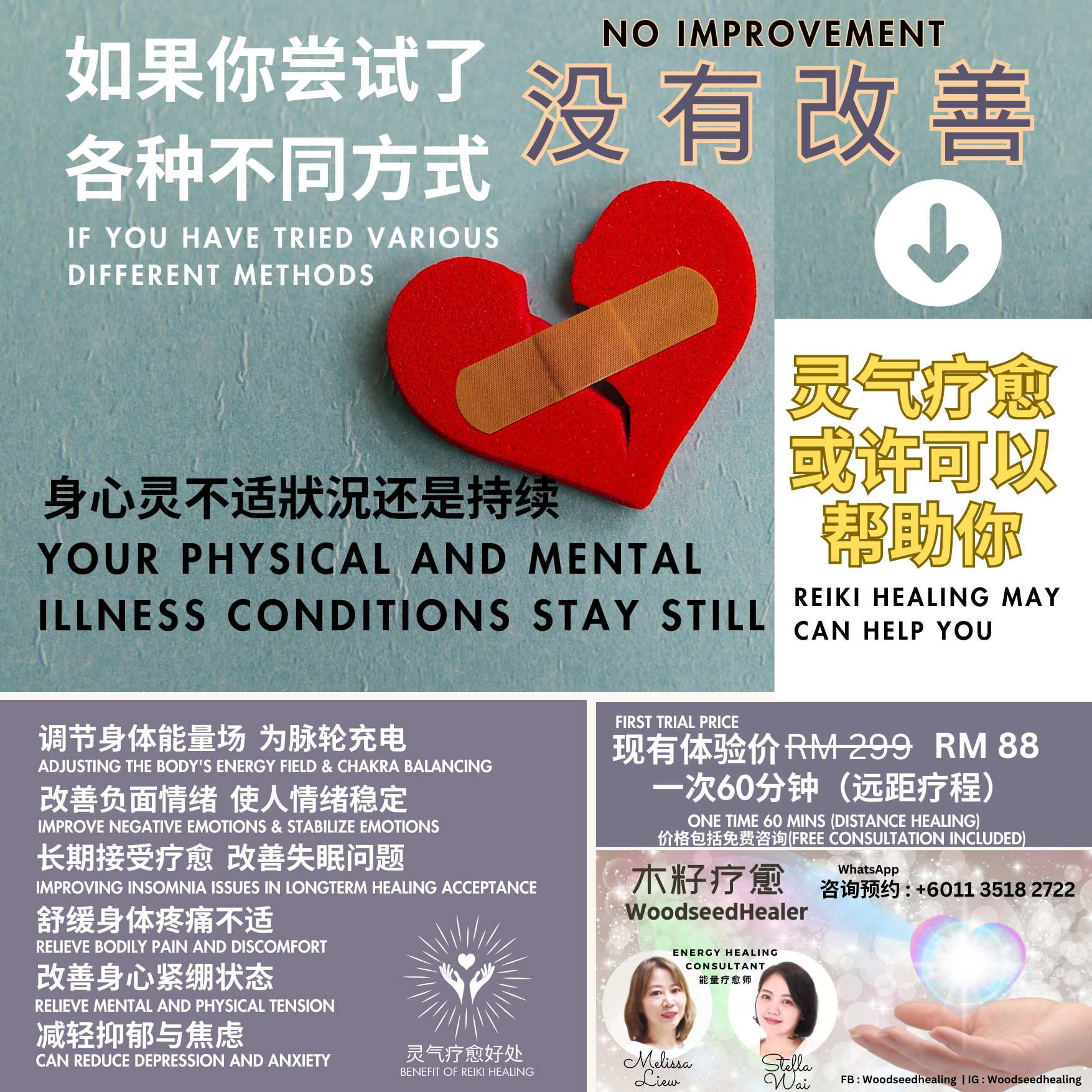 远程灵气疗愈(1次) Distance Reiki-Healing (1 Time) - Image 3